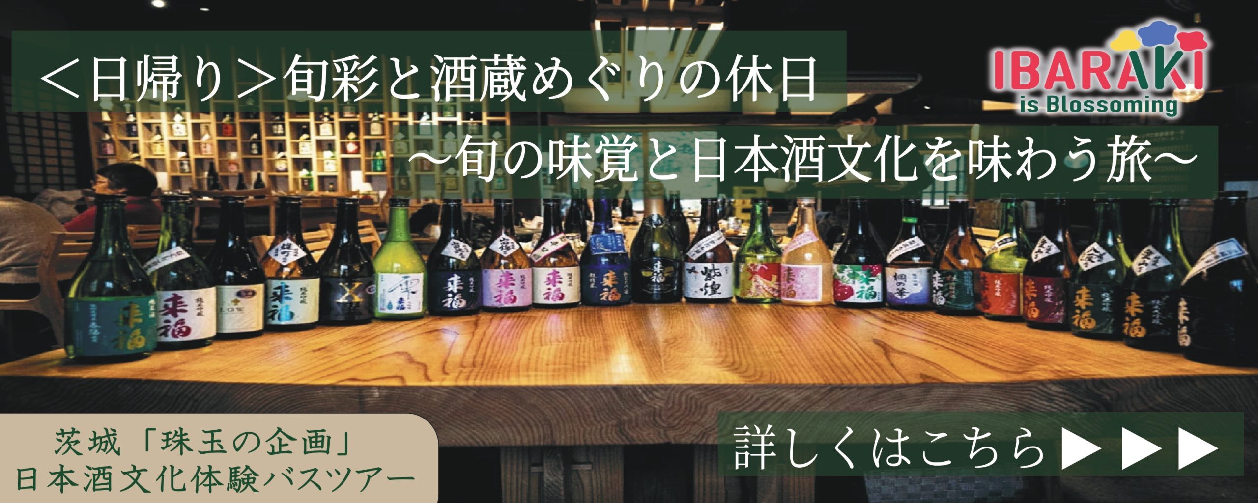 酒蔵めぐり（日帰り）