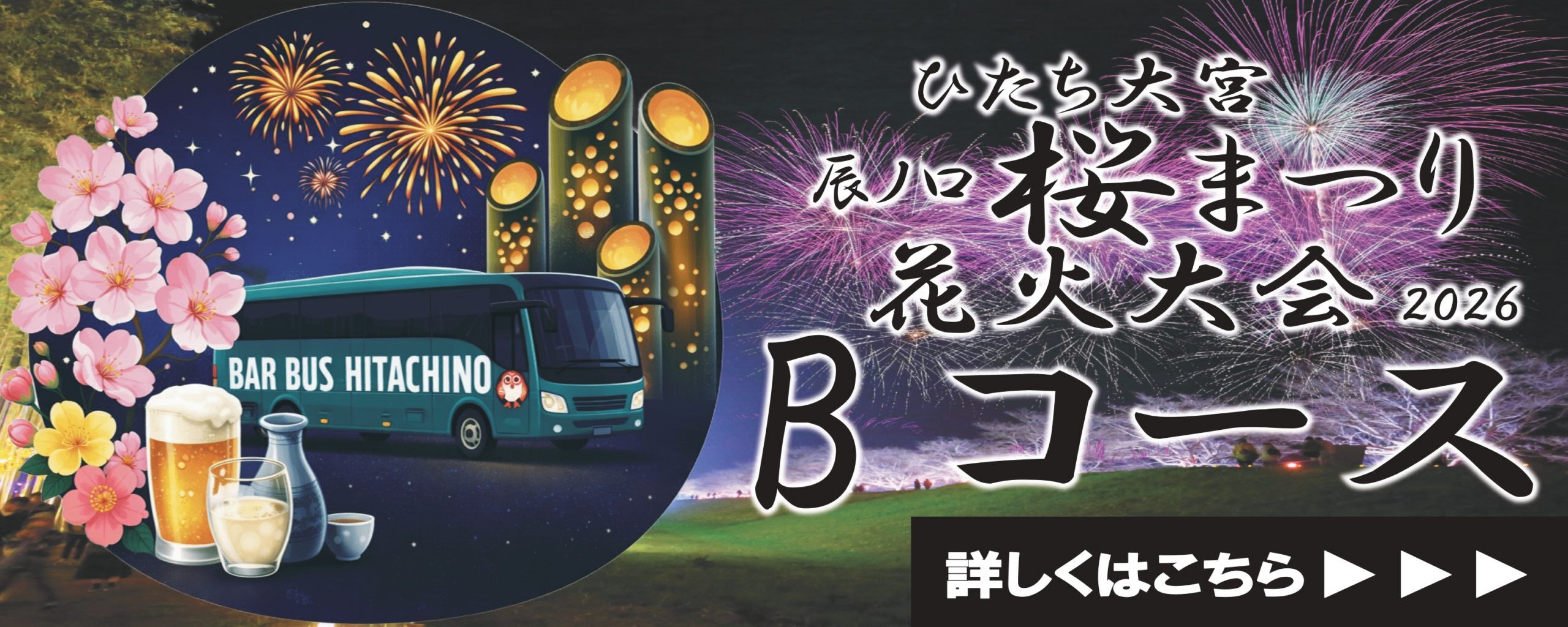 ひたち大宮辰ノ口さくら祭りＢコース