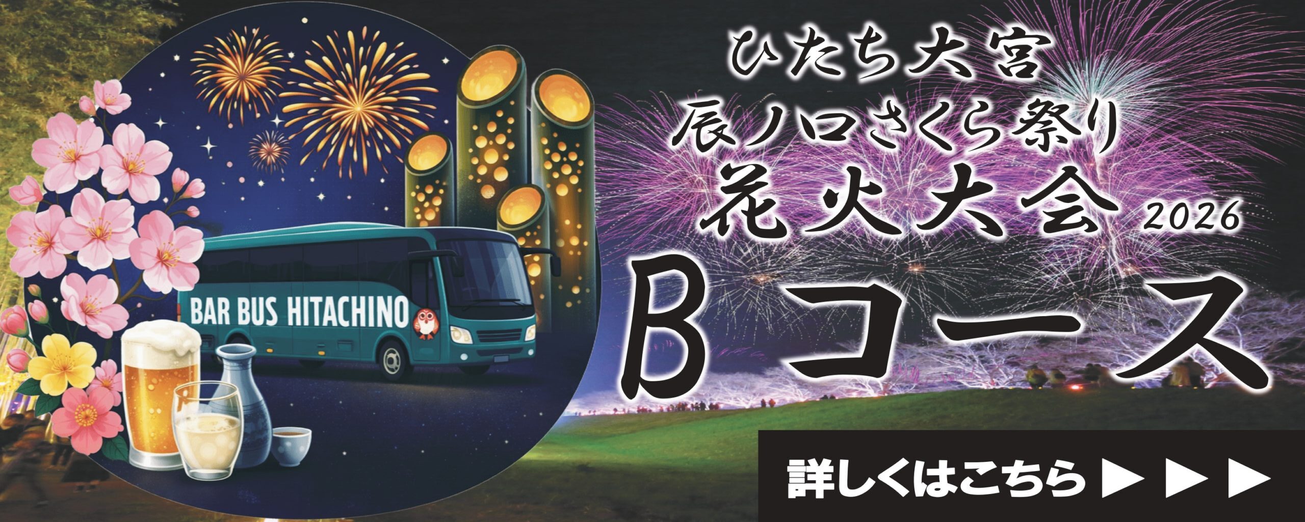ひたち大宮辰ノ口さくら祭りＢコース